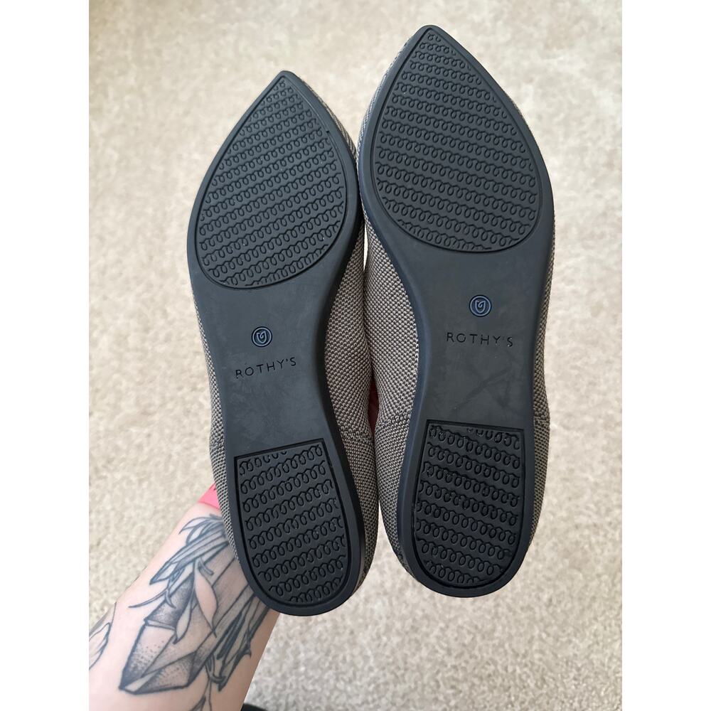 Rothy’s The Point Rare Retired Walnut Python Prin… - image 5